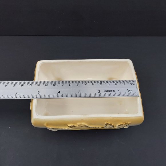 Porcelain Jewelry Trinket Box Gold Gilded with Matching Trays Bird Flower Leaves - Picture 5 of 16